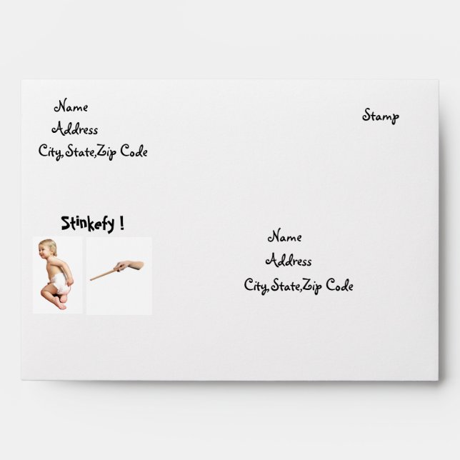 Baby Stinkefy!-envelope Envelope (Front)