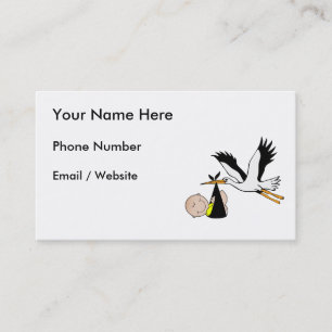 Baby & Stork - Bundle of Joy Business Card