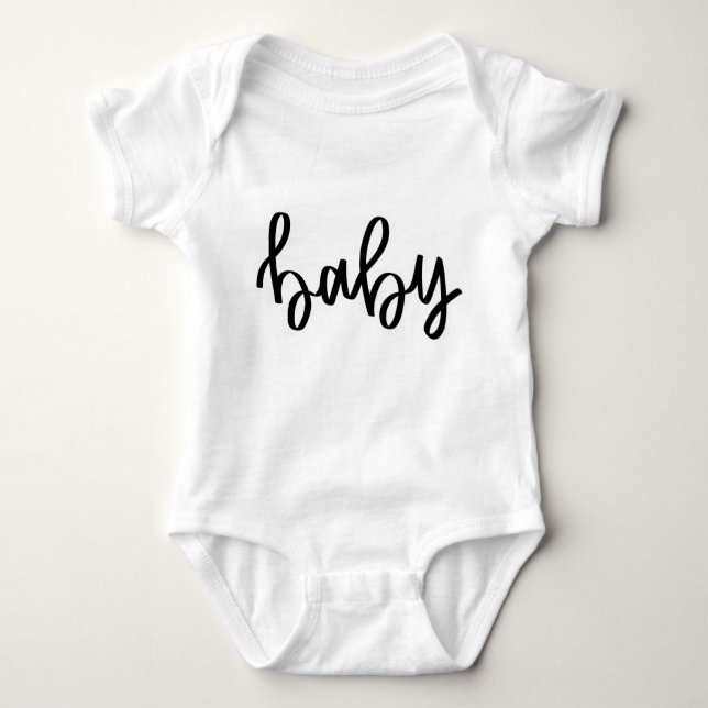 Baby suit  Girl or Boy 03 months to 18 months. Bodysuit (Front)