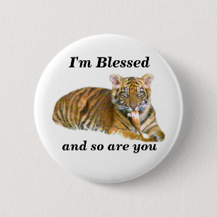 Baby Sumatran Cub_ 6 Cm Round Badge
