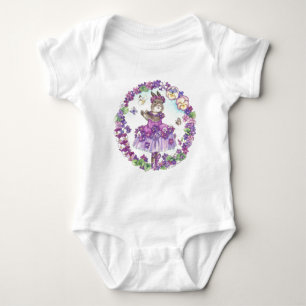 Baby Sweet Violet Baby Bodysuit