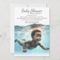 Baby Swimming Underwater Dreams Baby shower