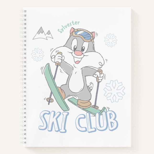 Baby SYLVESTER™ Ski Club Notebook (Front)