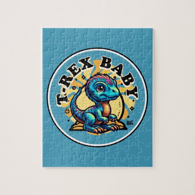 Baby T-Rex Jigsaw Puzzle (Vertical)