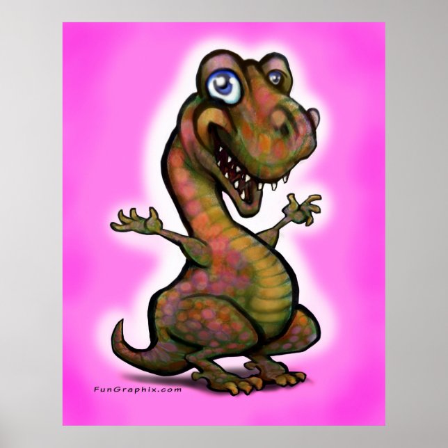 Baby T-Rex Poster (Front)