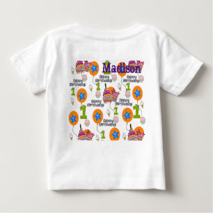 Baby T-Shirt #1 First Birthday Happy Birthday