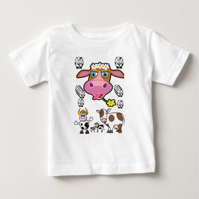 Baby T-Shirt Cow (Front)