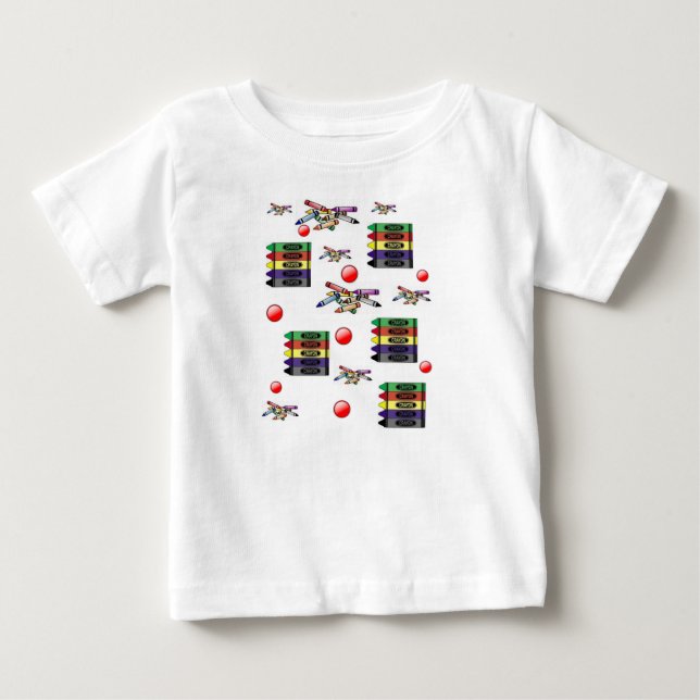 Baby T-Shirt Crayon (Front)