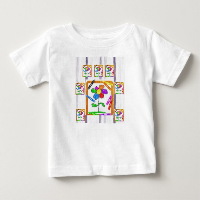 Baby T-Shirt Crayon (Front)