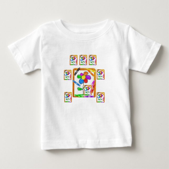 Baby T-Shirt Crayon (Front)