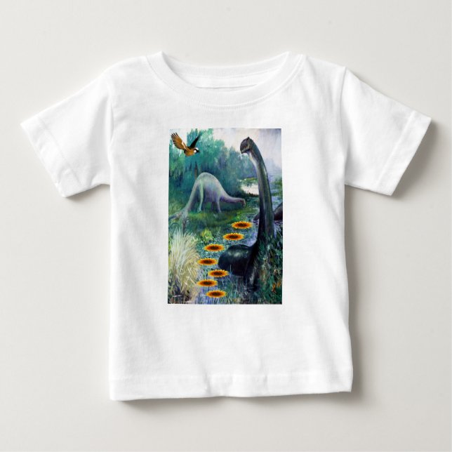 Baby T-Shirt Dinosaur (Front)