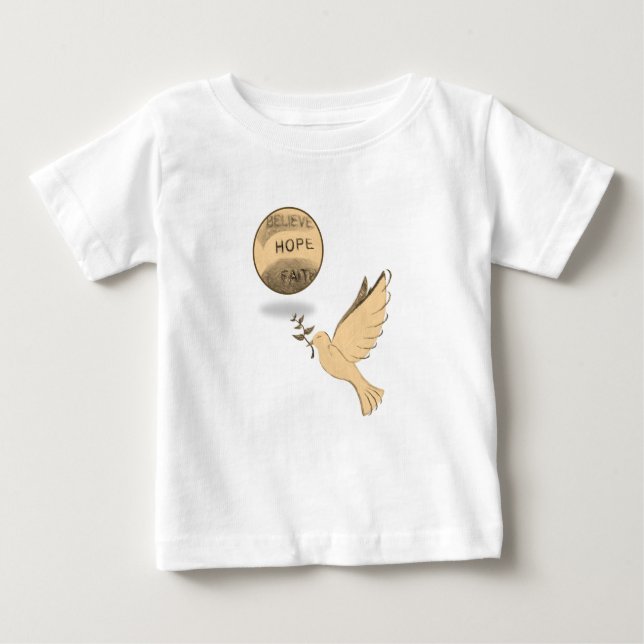 Baby T-Shirt Dove (Front)