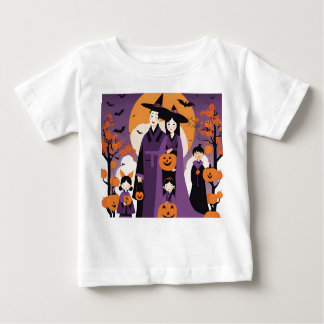 baby t-shirt family halloween theme