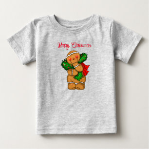 Baby T-Shirt Holiday Gingerbread Person