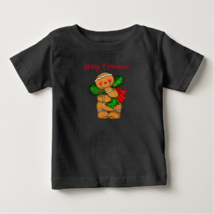 Baby T-Shirt Holiday Gingerbread Person