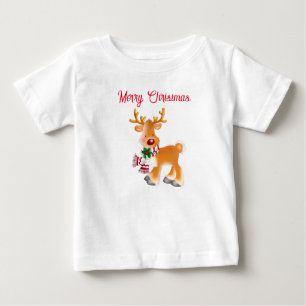 Baby T-Shirt Holiday Rudolph