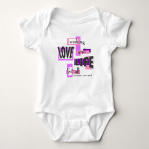 Baby t-shirt or one-piece. baby bodysuit