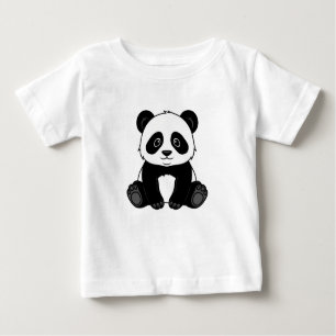 Baby t-shirt Panda print