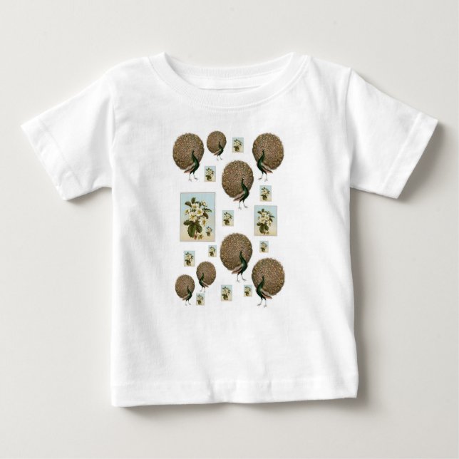 Baby T-Shirt Peacock (Front)