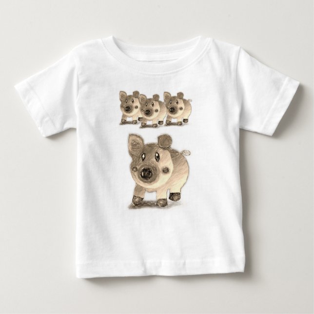 Baby T-Shirt Pig (Front)