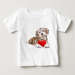 Baby T-Shirt Puppy with Heart Gift For You