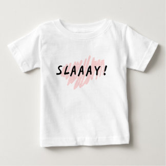 Baby T-Shirt “SLAY” Heart Bac