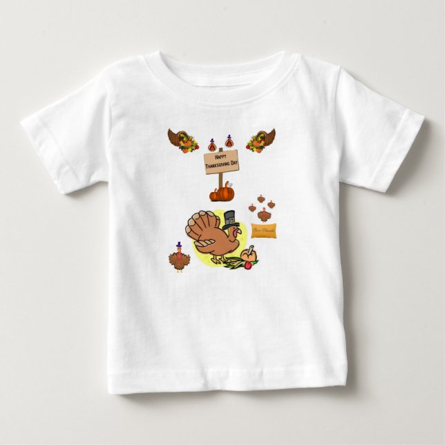 Baby T-Shirt Thanksgiving (Front)