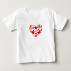 Baby T-Shirt-Valentine Hearts Baby T-Shirt