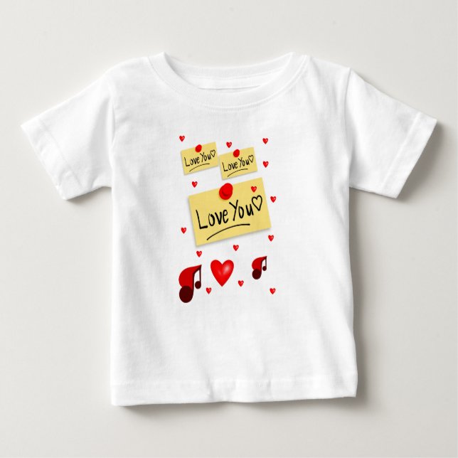 Baby T-Shirt Valentine's Day (Front)