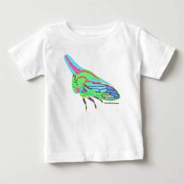 Baby T-Shirt (white) - Oak Treehopper (Front)
