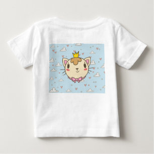 Baby T-Shirt with Cute Cat Design – Adorable and C