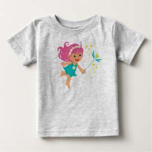 Baby t-shirt with fairy girl