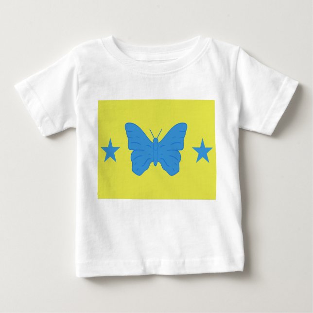 Baby T-Shirt with Flag of Bady Bassit, Brazil (Front)