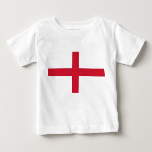 Baby T-Shirt with Flag of England