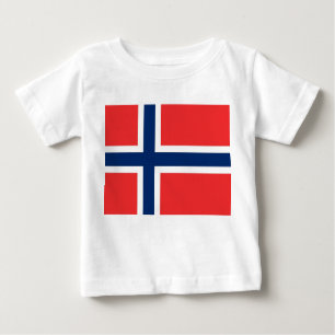 Baby T-Shirt with Flag of Norway