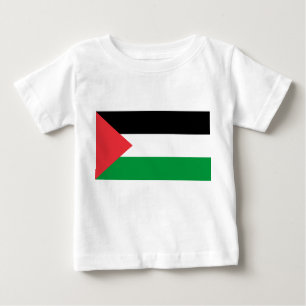Baby T-Shirt with Flag of Palestine