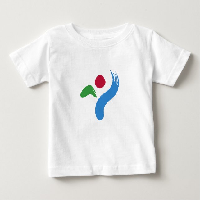 Baby T-Shirt with Flag of Seoul (Front)