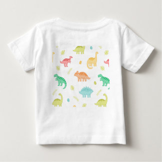 Baby t-shirts with dinosaur themes