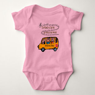 Baby Talk ~ Baby Sings ~ School Bus Song ~ Baby Bodysuit