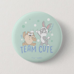 Baby TAZ™ & BUGS BUNNY™ Team Cute 6 Cm Round Badge