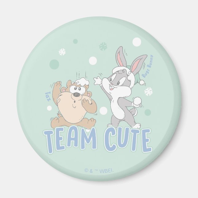 Baby TAZ™ & BUGS BUNNY™ Team Cute Magnet (Front)