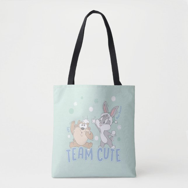 Baby TAZ™ & BUGS BUNNY™ Team Cute Tote Bag (Front)