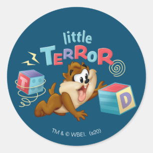 Baby TAZ™   Little Terror Classic Round Sticker