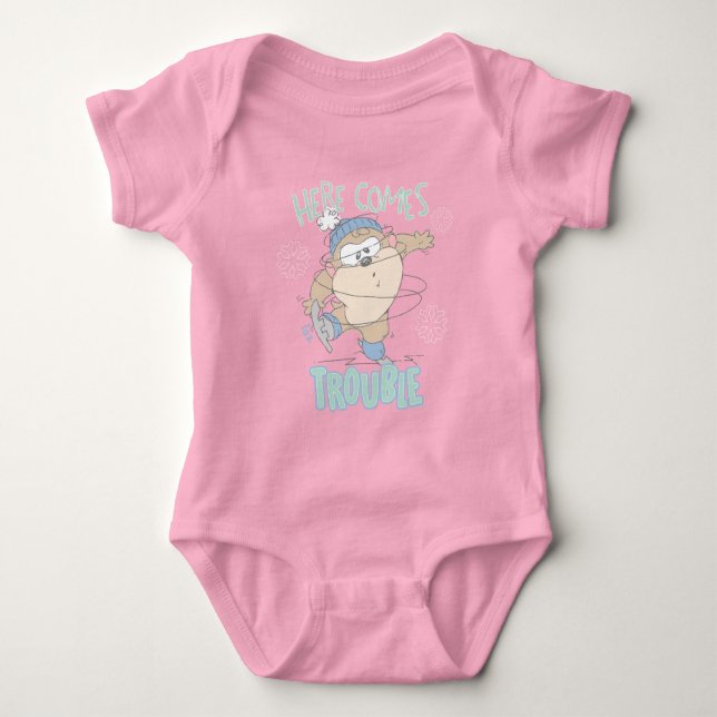 Baby TAZ™ Winter Ice Skating Bodysuit (Front)