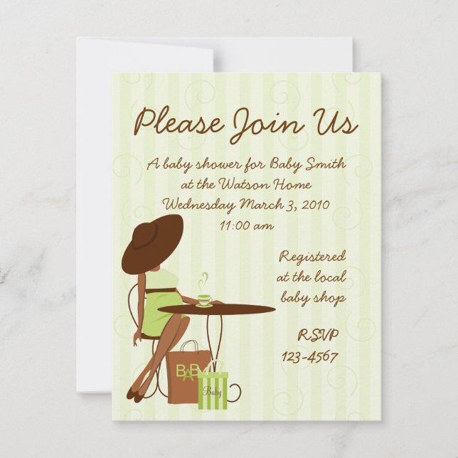 Baby Tea Invitation (Front)