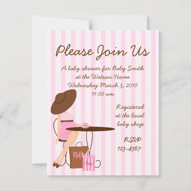 Baby Tea Invitation (Front)