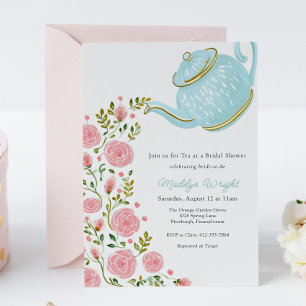 Baby Tea Party Shower Invitation