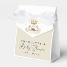 Baby Teddy Bear Baby Shower Favor Box