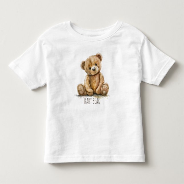 Baby Teddy Bear Toddler T-Shirt (Front)