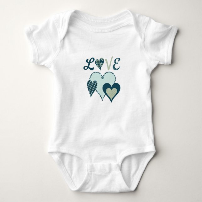 Baby tee with Heart  (Front)